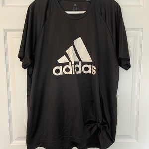 ADIDAS - T-shirt with knot front